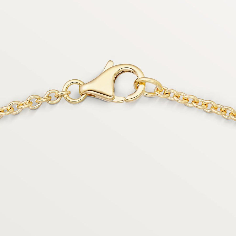 La Vis - Collier pendentifs semi pavé de diamants