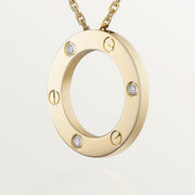 La Vis - Necklace with pendant 3 diamonds