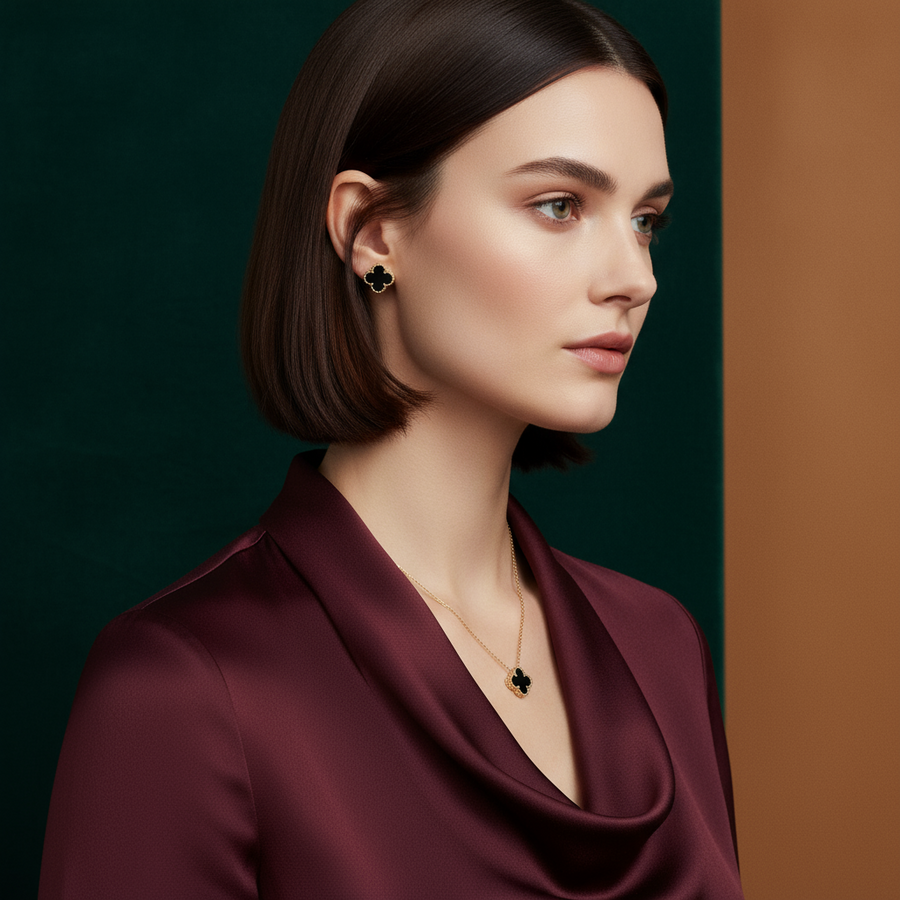 Le Trèfle - Boucle d'oreilles