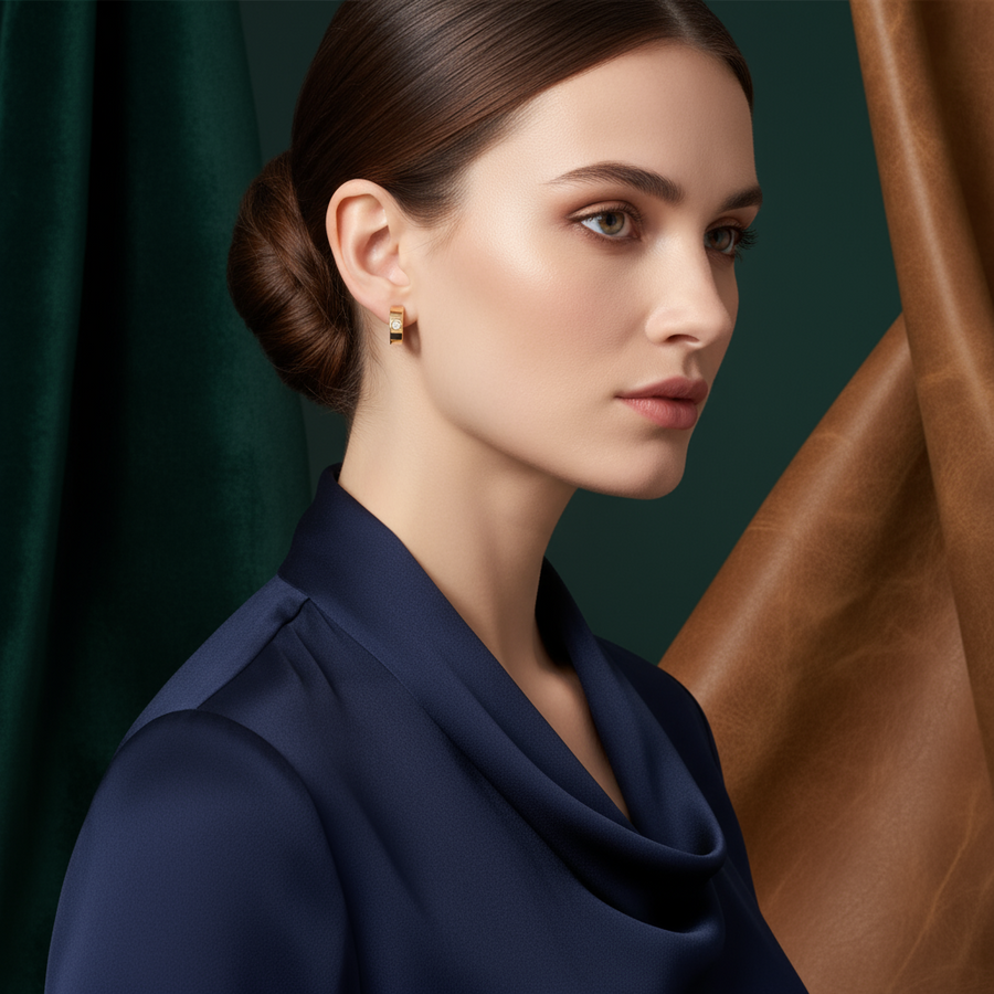 La Vis - Boucles d'oreilles avec diamants