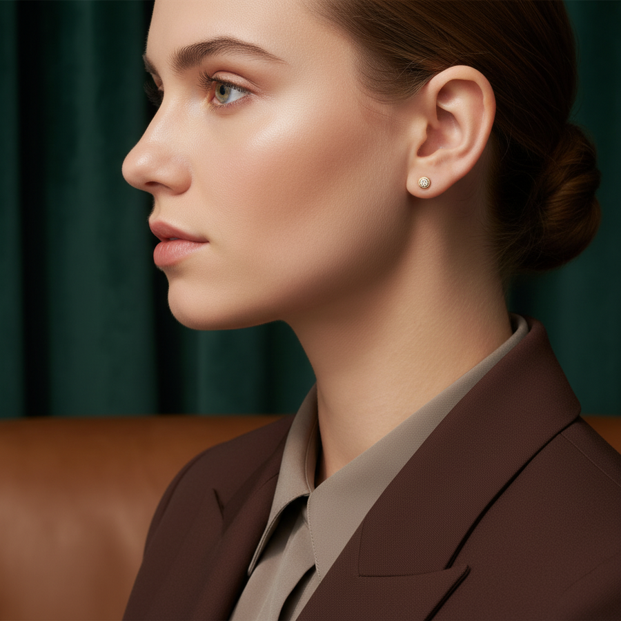 Le Solitaire - Earrings