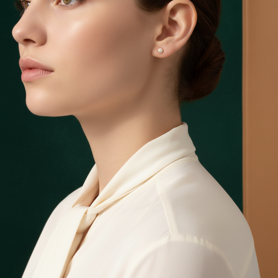 Le Solitaire - Earrings