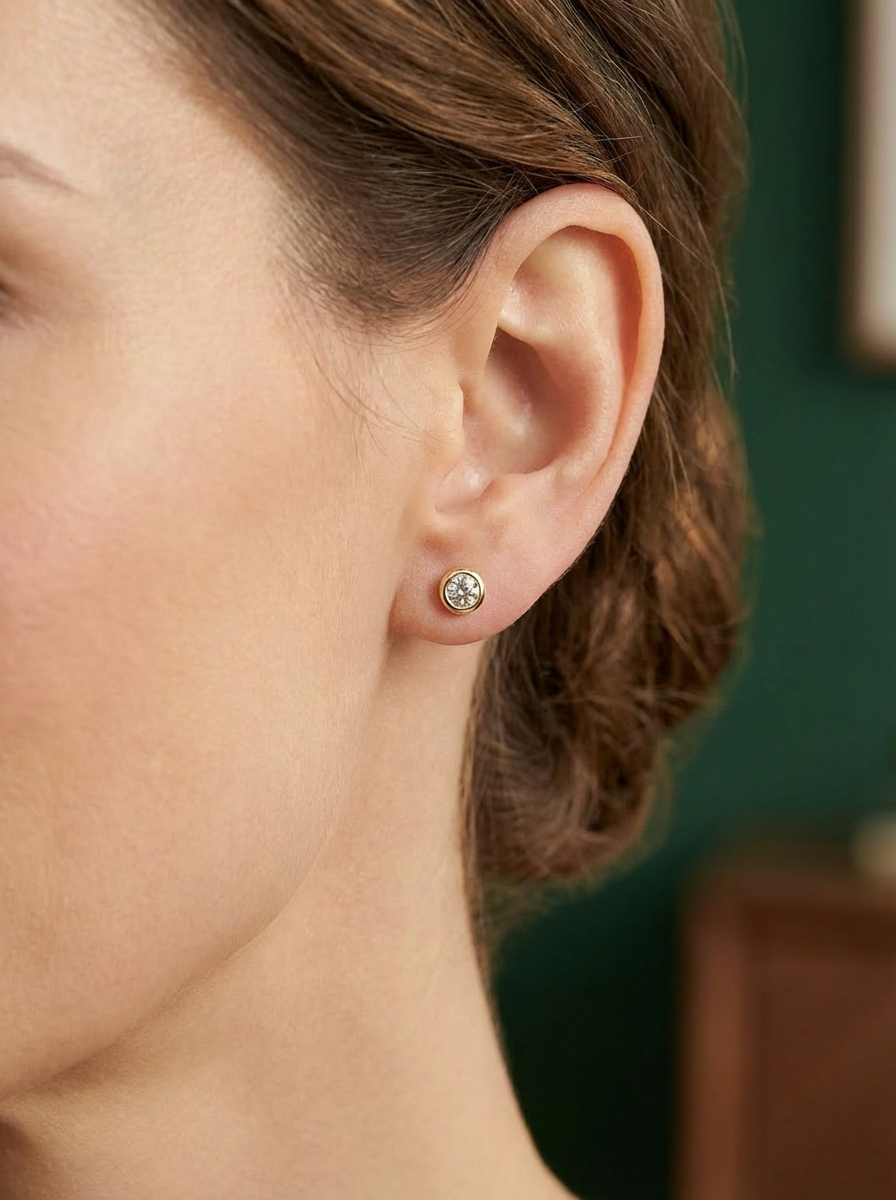 Les Classique MontRoyal - Boucle d'oreille 1 diamant
