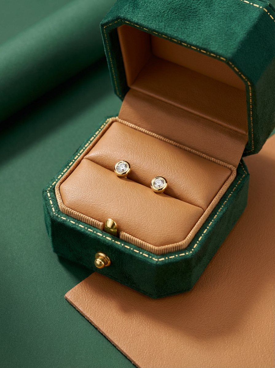 Les Classique MontRoyal - Boucle d'oreille 1 diamant