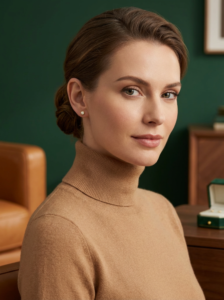 Les Classique MontRoyal - Boucle d'oreille 1 diamant