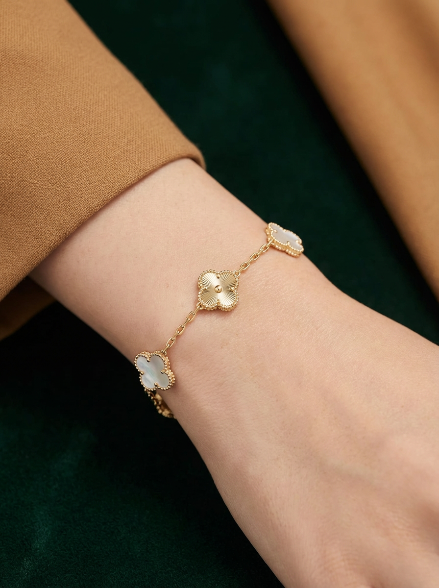 Le Trefle - Bracelet 5 Trèfles