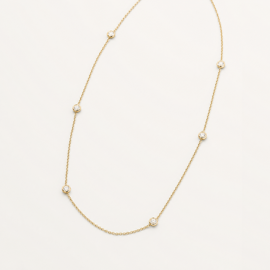 Les Classiques MRJ - Collier 6 diamants
