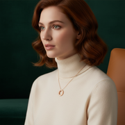La Vis - Necklace with pendant 3 diamonds