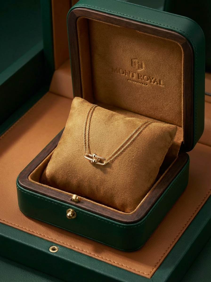 Le Cadenas - Collier Double Pendentif Cadenas