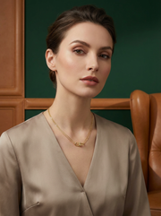 Le Cadenas - Collier Double Pendentif Cadenas